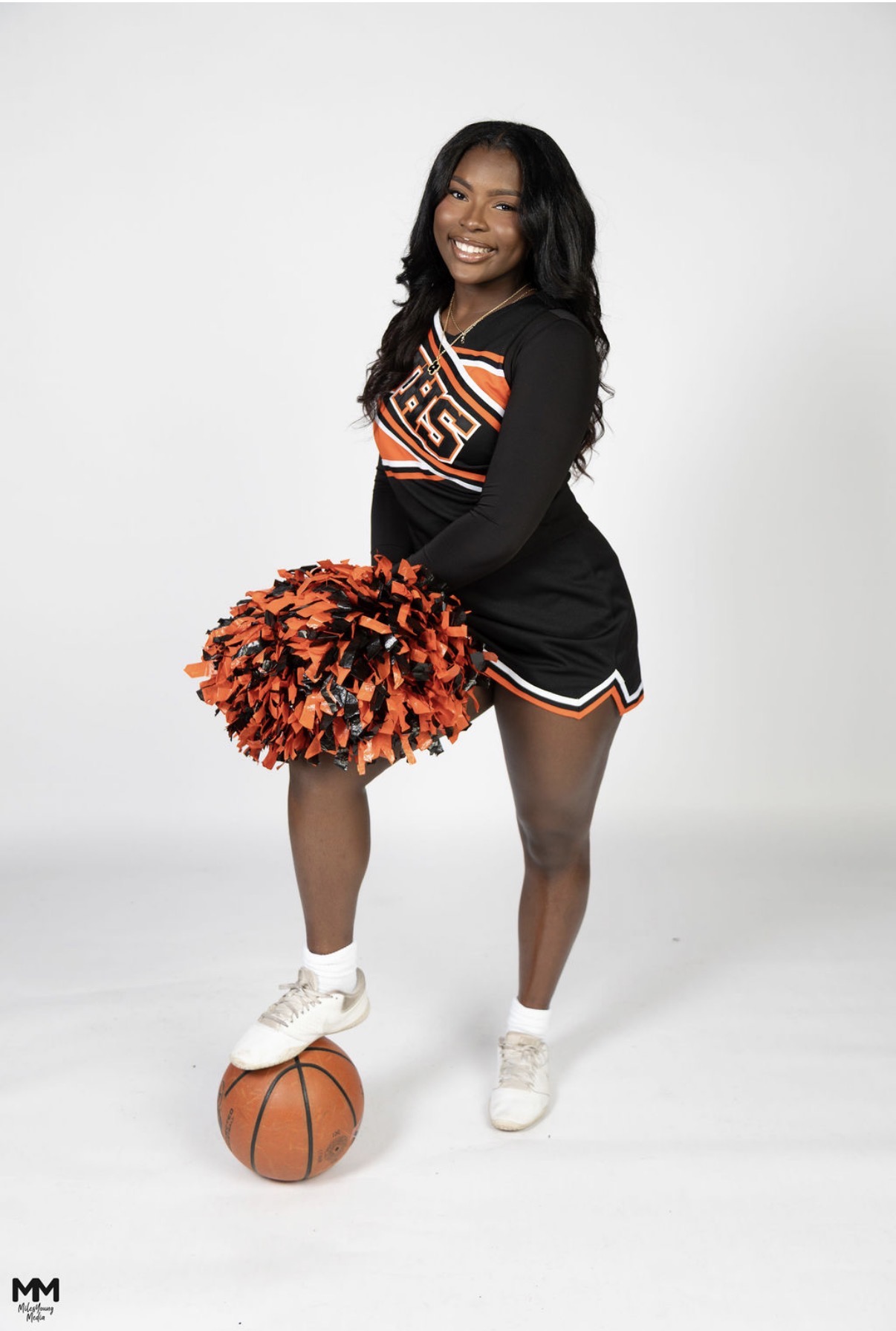 Grace cheerleader standing